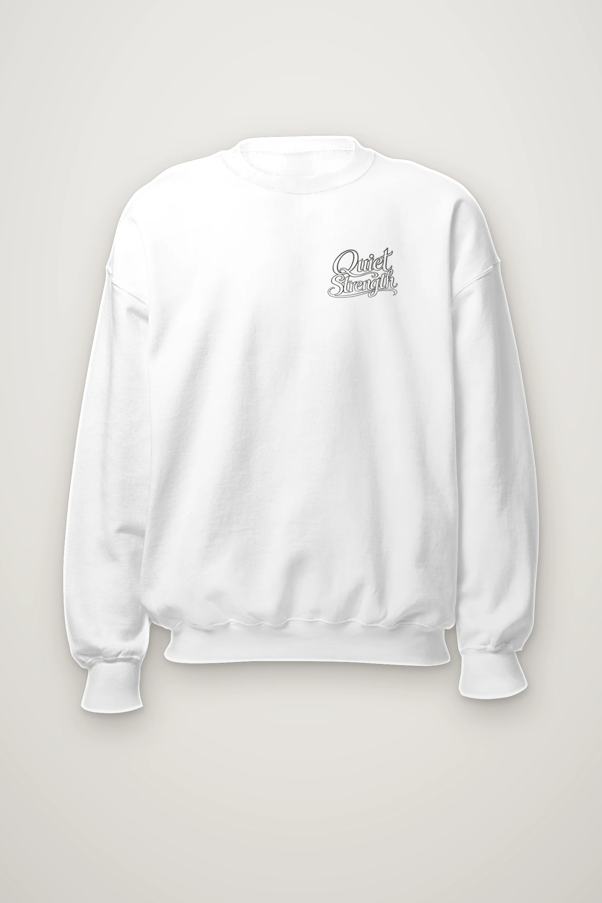 "Quiet Strength" Heavy Blend Unisex Crewneck Sweatshirt