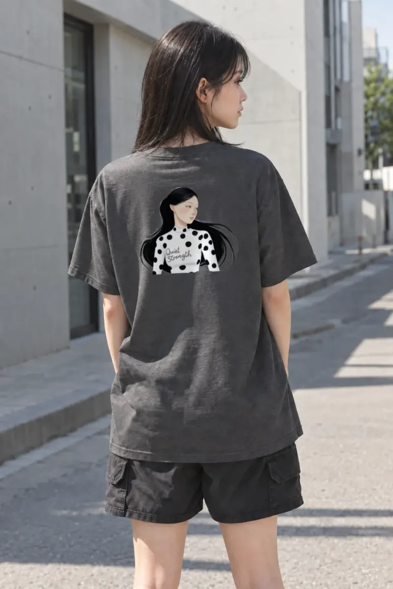 "Quiet Strength" Heavyweight Unisex Crewneck T-shirt | Gildan 5000