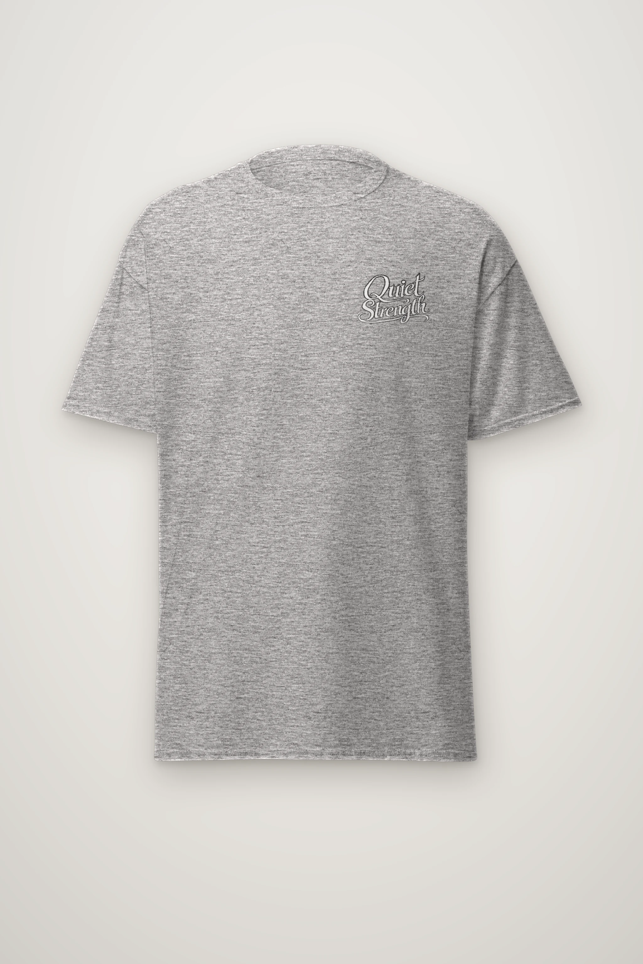 "Quiet Strength" Heavyweight Unisex Crewneck T-shirt