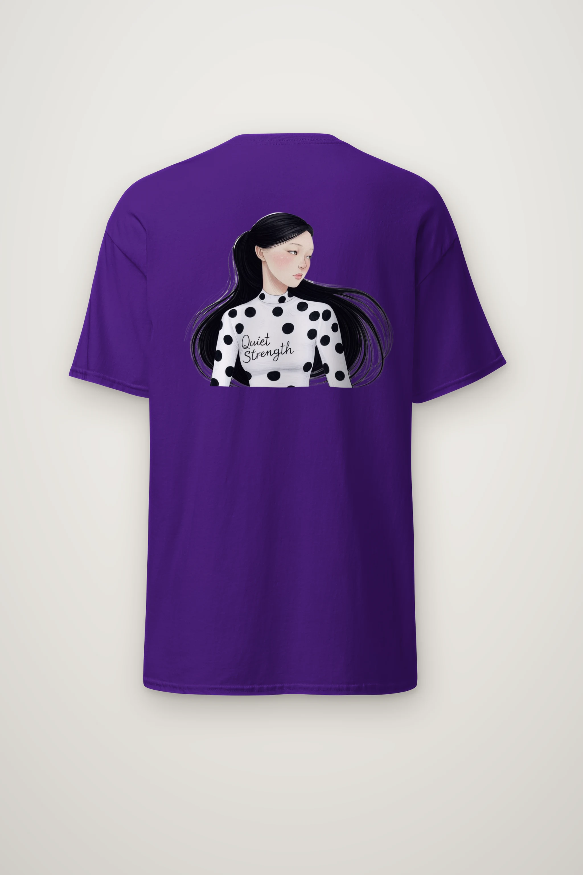 "Quiet Strength" Heavyweight Unisex Crewneck T-shirt