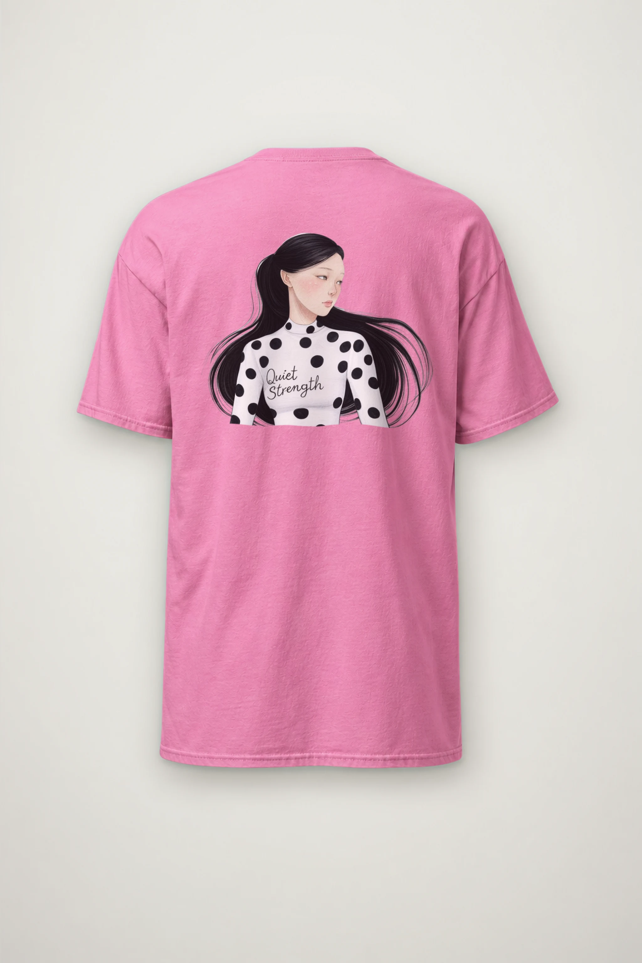 "Quiet Strength" Heavyweight Unisex Crewneck T-shirt