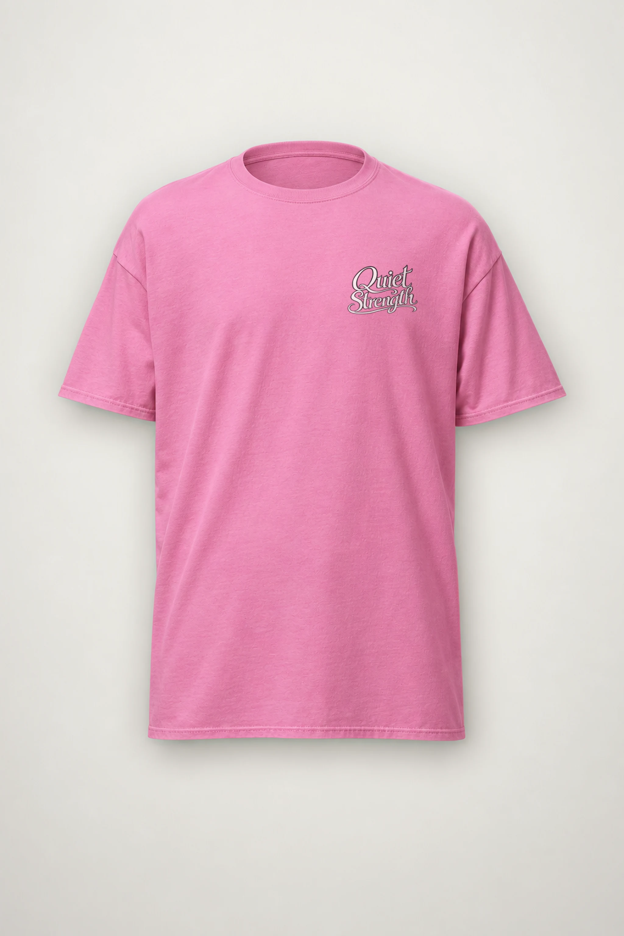 "Quiet Strength" Heavyweight Unisex Crewneck T-shirt