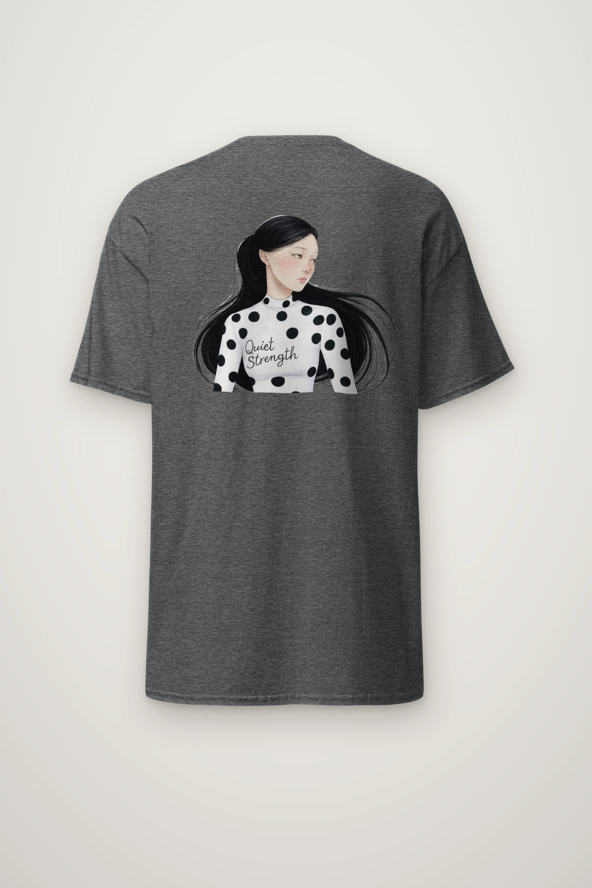 "Quiet Strength" Heavyweight Unisex Crewneck T-shirt