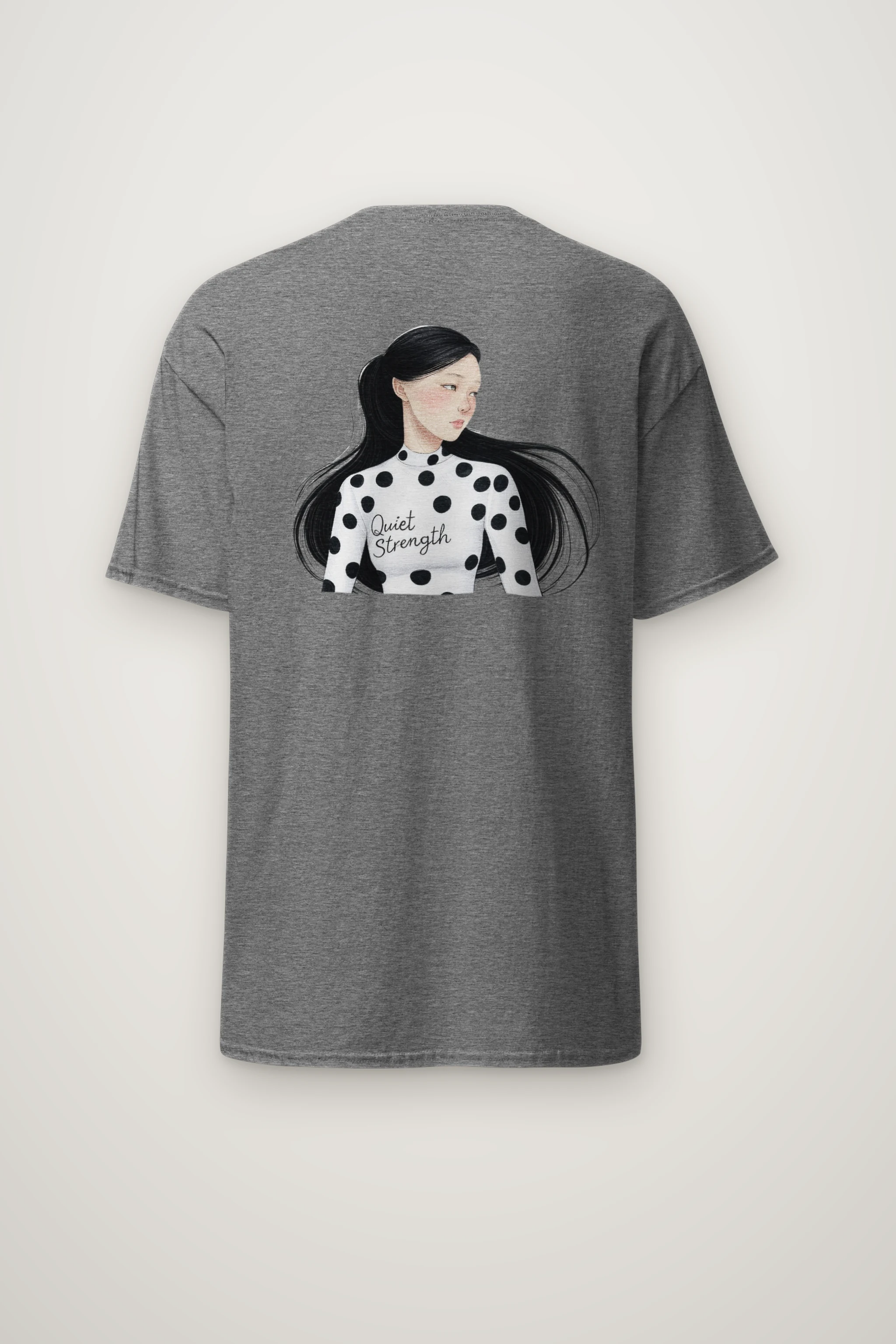 "Quiet Strength" Heavyweight Unisex Crewneck T-shirt