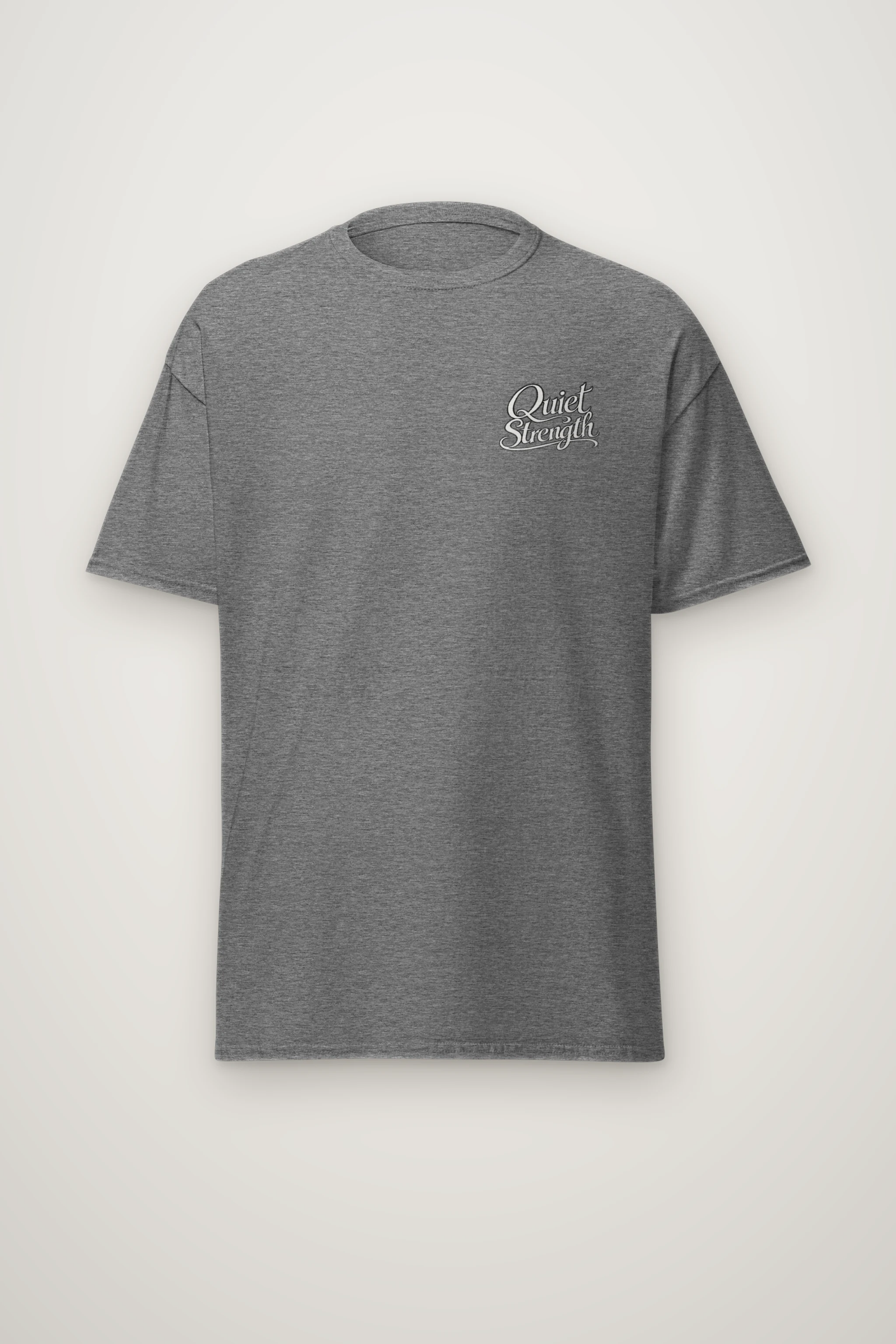 "Quiet Strength" Heavyweight Unisex Crewneck T-shirt