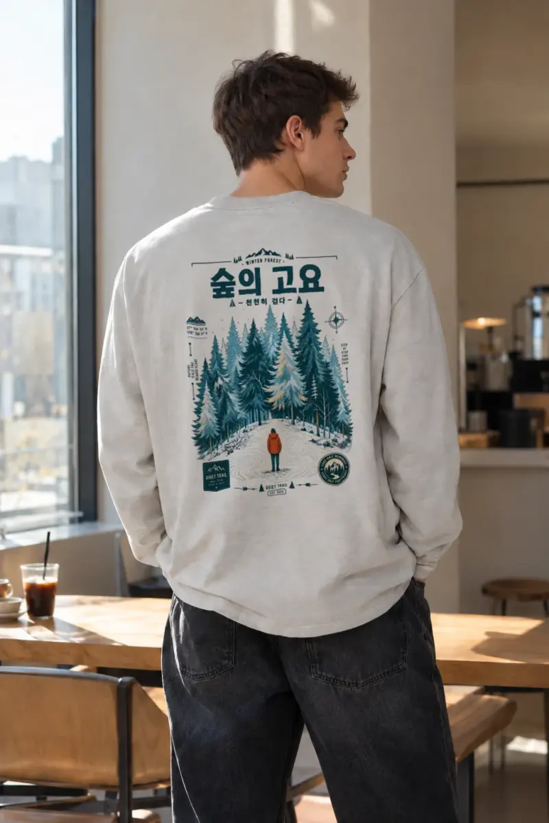 "Quiet Trail" Unisex Longsleeve T-shirt | Gildan 2400