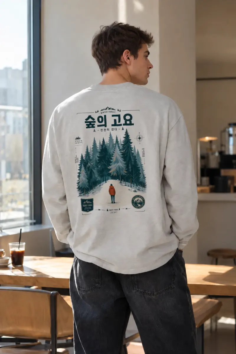 “Quiet Trail” Unisex Longsleeve T-shirt | Gildan 2400