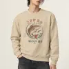 "Quiet Waves Casting" Heavy Blend Unisex Crewneck Sweatshirt