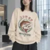 "Quiet Waves Casting" Unisex Sponge Fleece Crewneck Sweatshirt | Bella + Canvas 3901