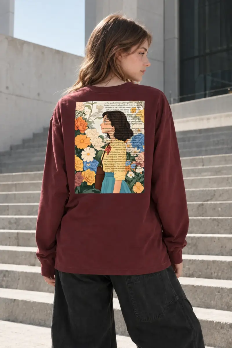 "Quiet Whispers Garden" Unisex Longsleeve T-shirt | Gildan 2400