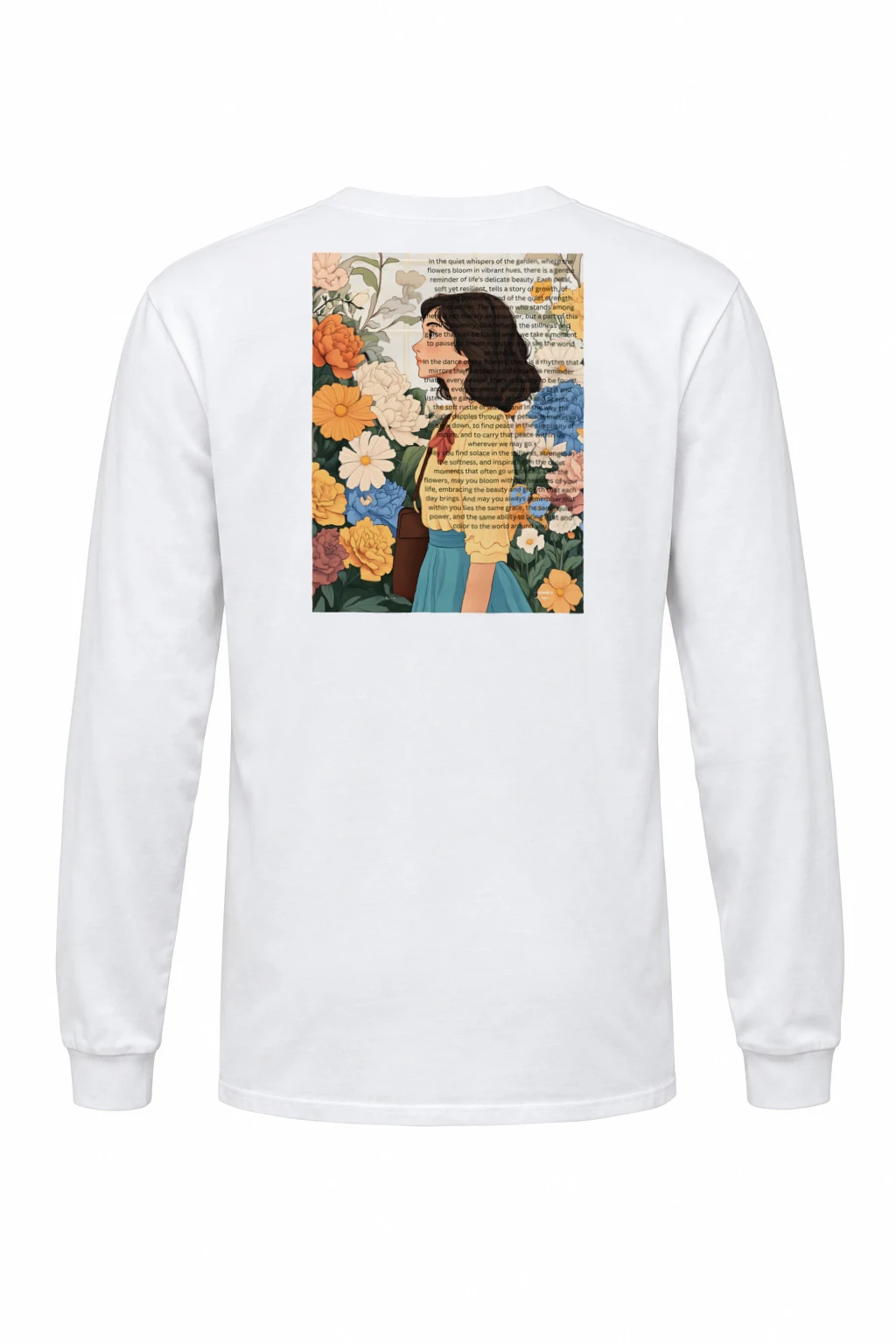 "Quiet Whispers Garden" Unisex Longsleeve T-shirt | Gildan 2400