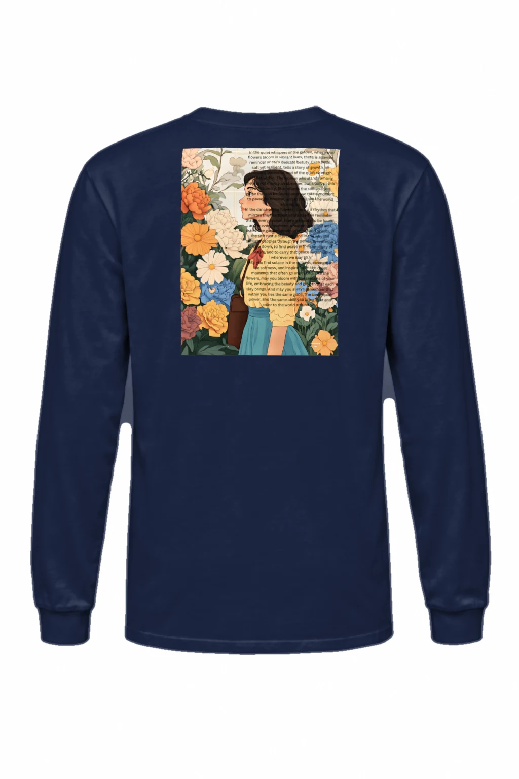 "Quiet Whispers Garden" Unisex Longsleeve T-shirt | Gildan 2400