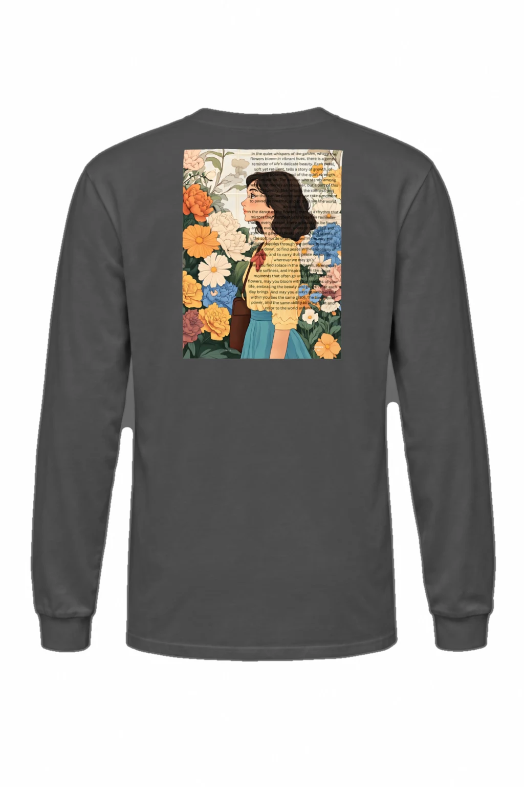 "Quiet Whispers Garden" Unisex Longsleeve T-shirt | Gildan 2400
