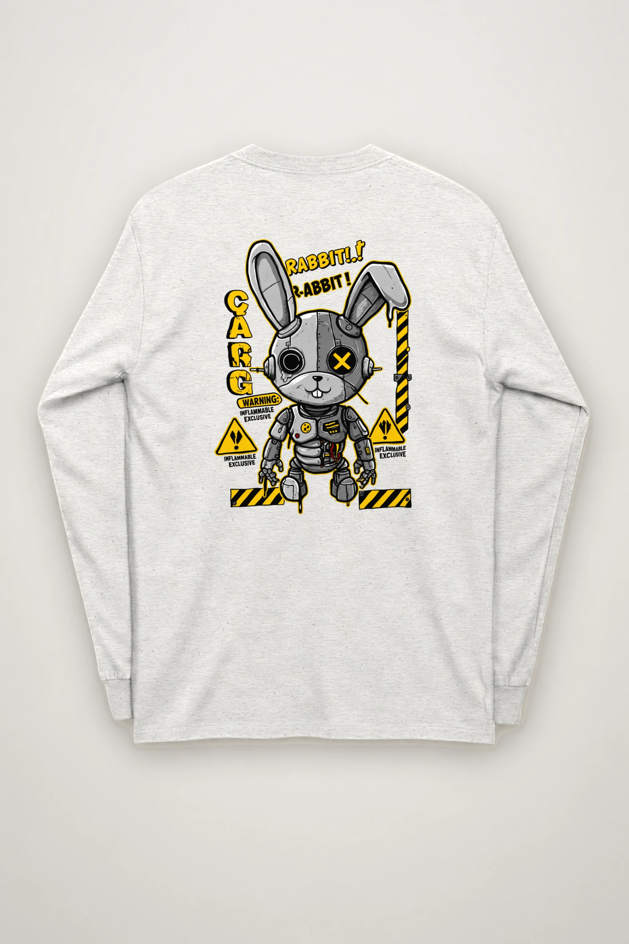"Rabbit Cargo Warning" Unisex Longsleeve T-shirt