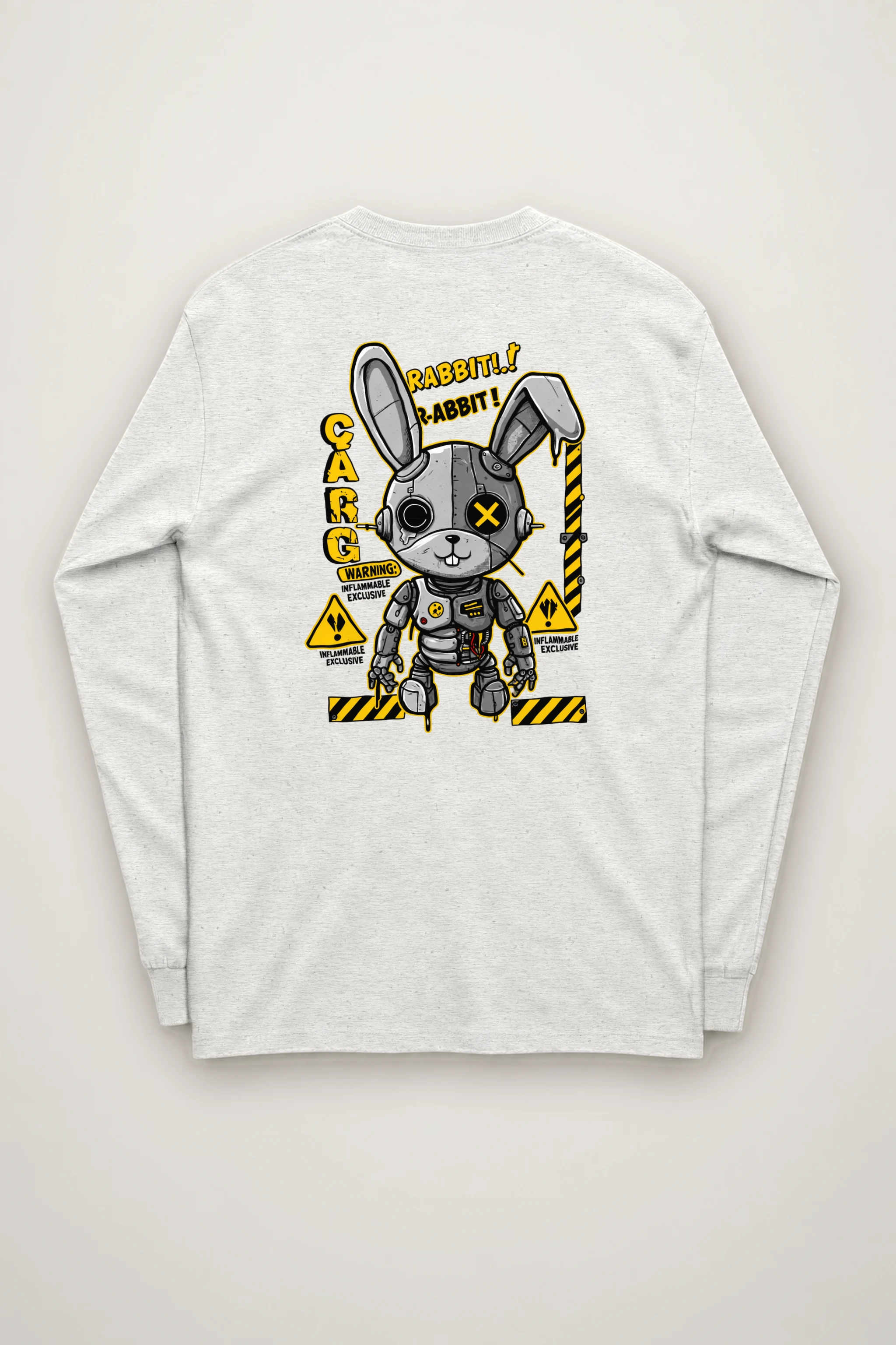 "Rabbit Cargo Warning" Unisex Longsleeve T-shirt
