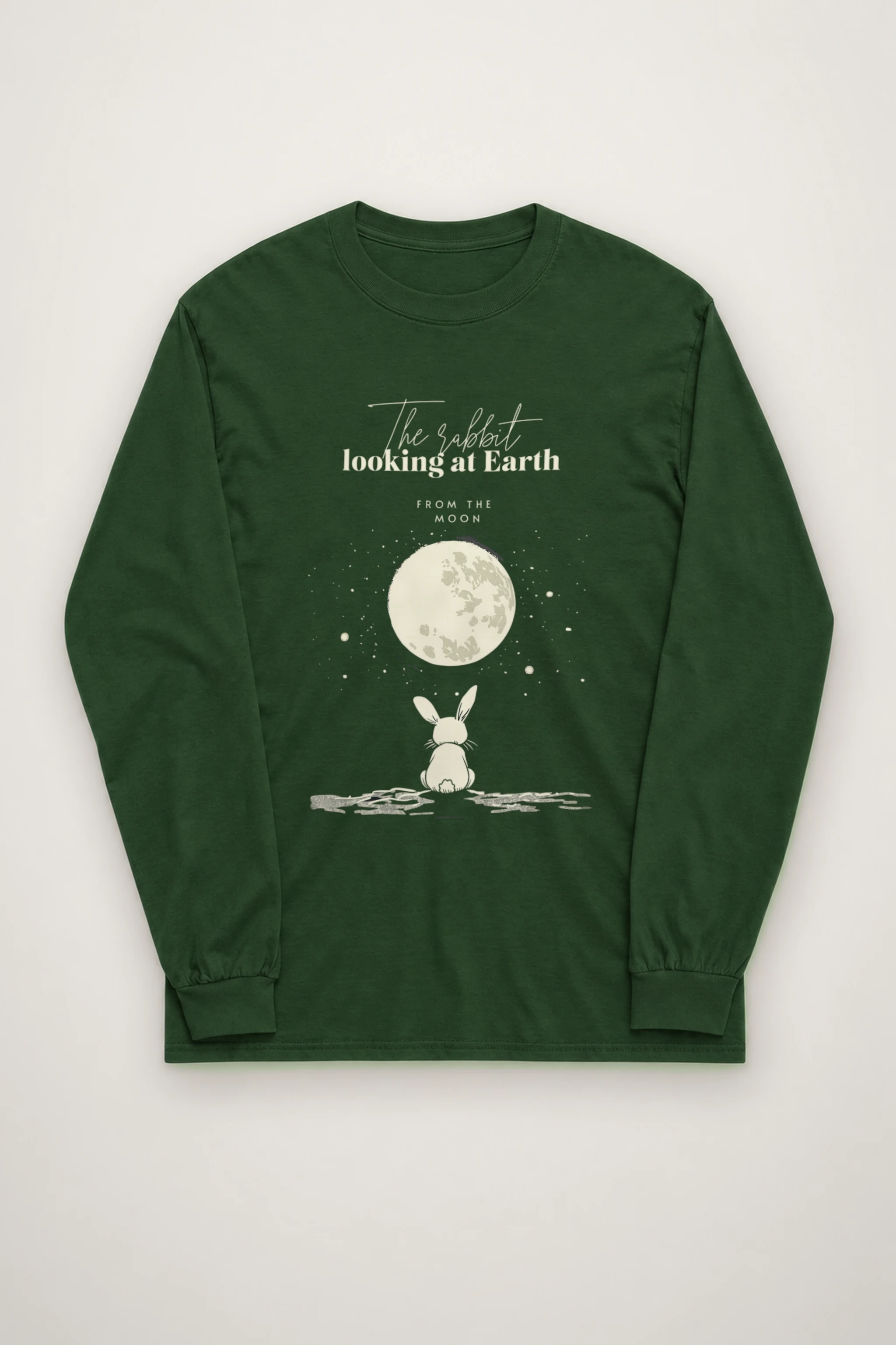 "Rabbit From The Moon" Unisex Longsleeve T-shirt