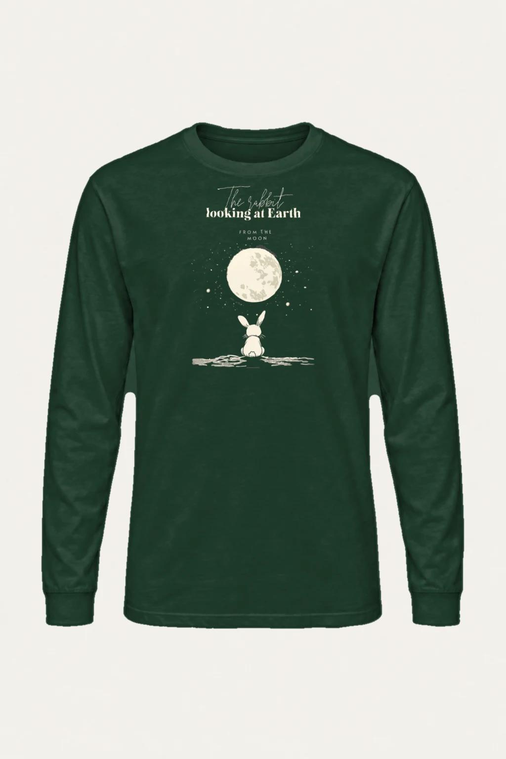 "Rabbit From The Moon" Unisex Longsleeve T-shirt | Gildan 2400