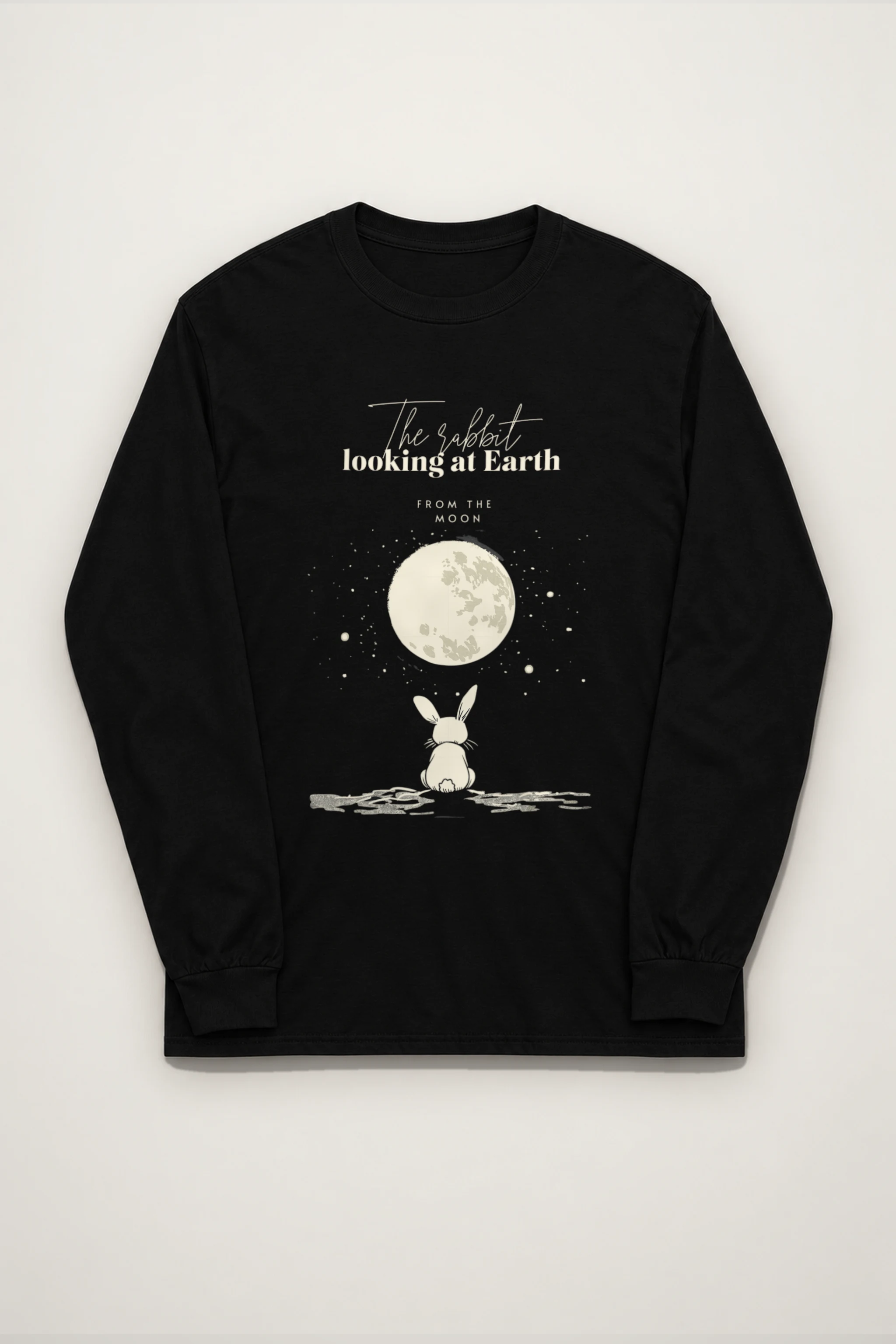 "Rabbit From The Moon" Unisex Longsleeve T-shirt