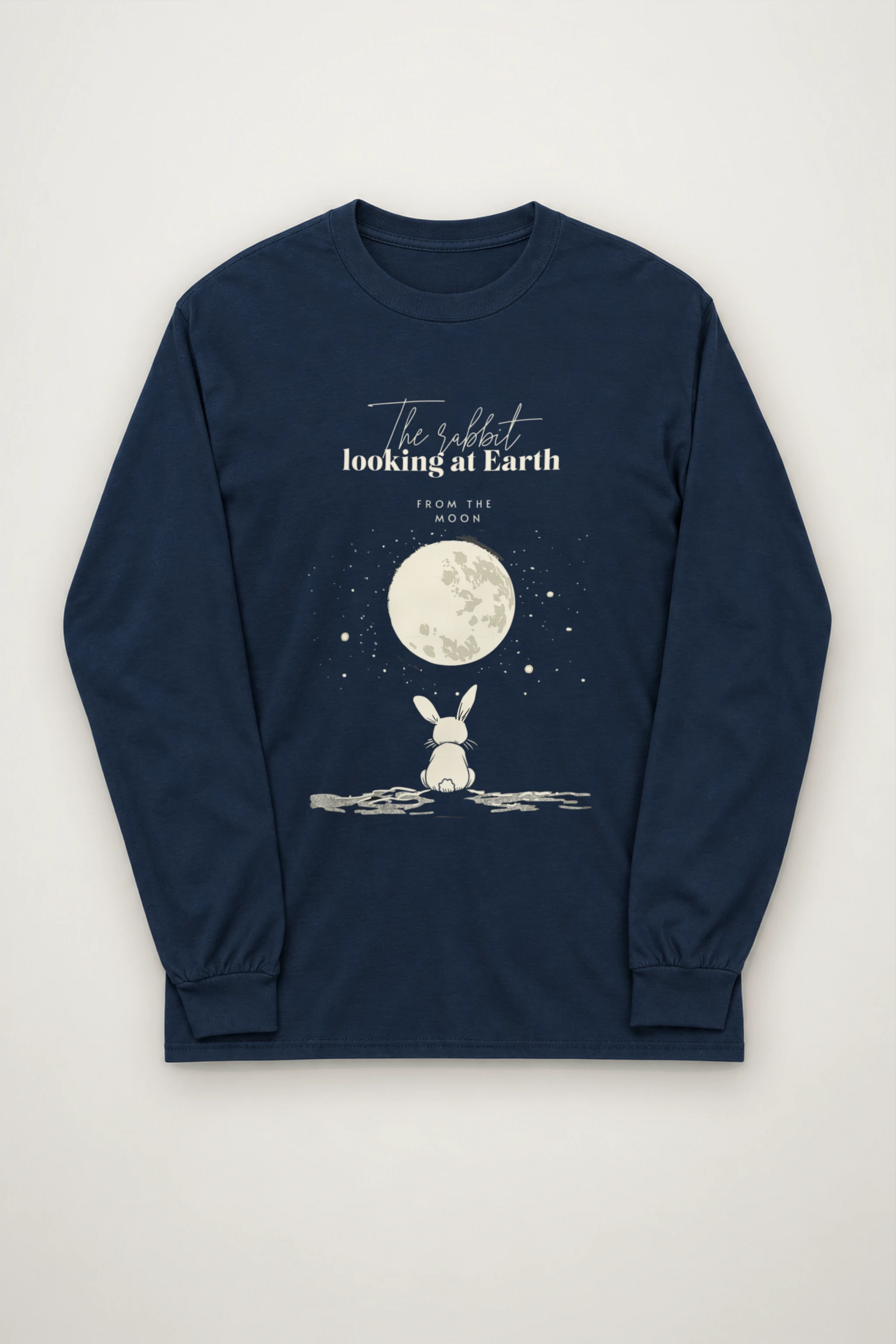 "Rabbit From The Moon" Unisex Longsleeve T-shirt