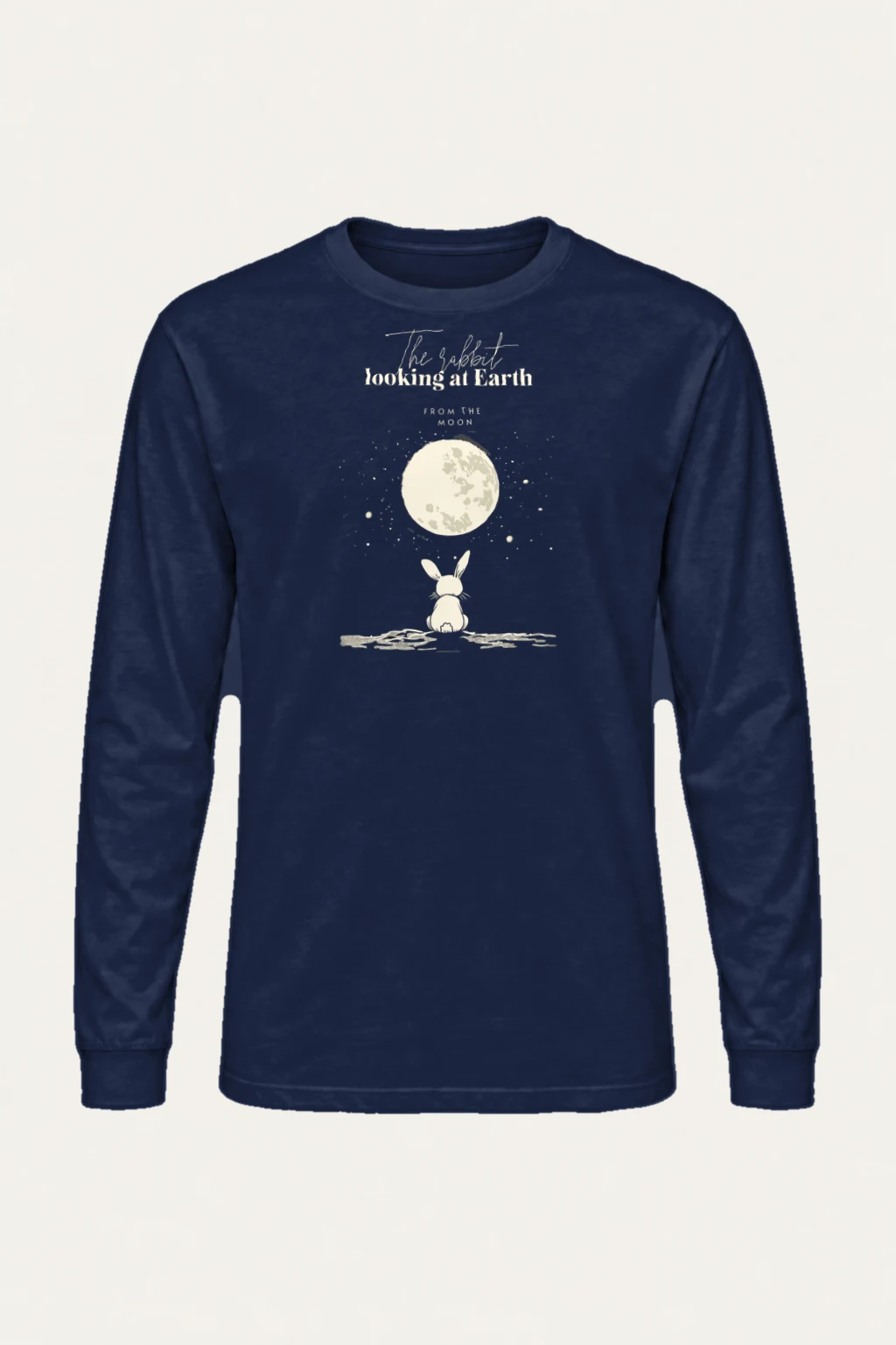 "Rabbit From The Moon" Unisex Longsleeve T-shirt | Gildan 2400