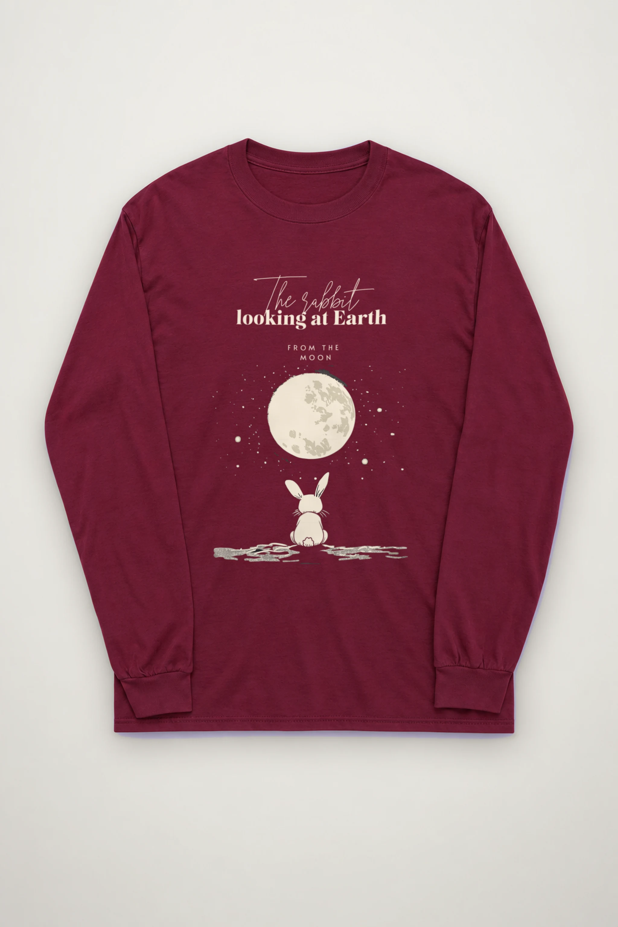 "Rabbit From The Moon" Unisex Longsleeve T-shirt