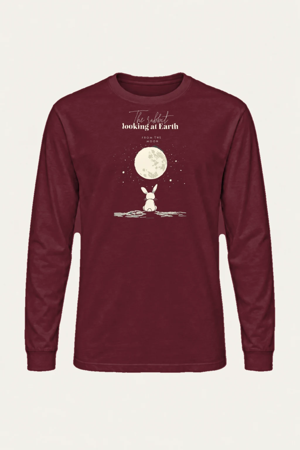 "Rabbit From The Moon" Unisex Longsleeve T-shirt | Gildan 2400