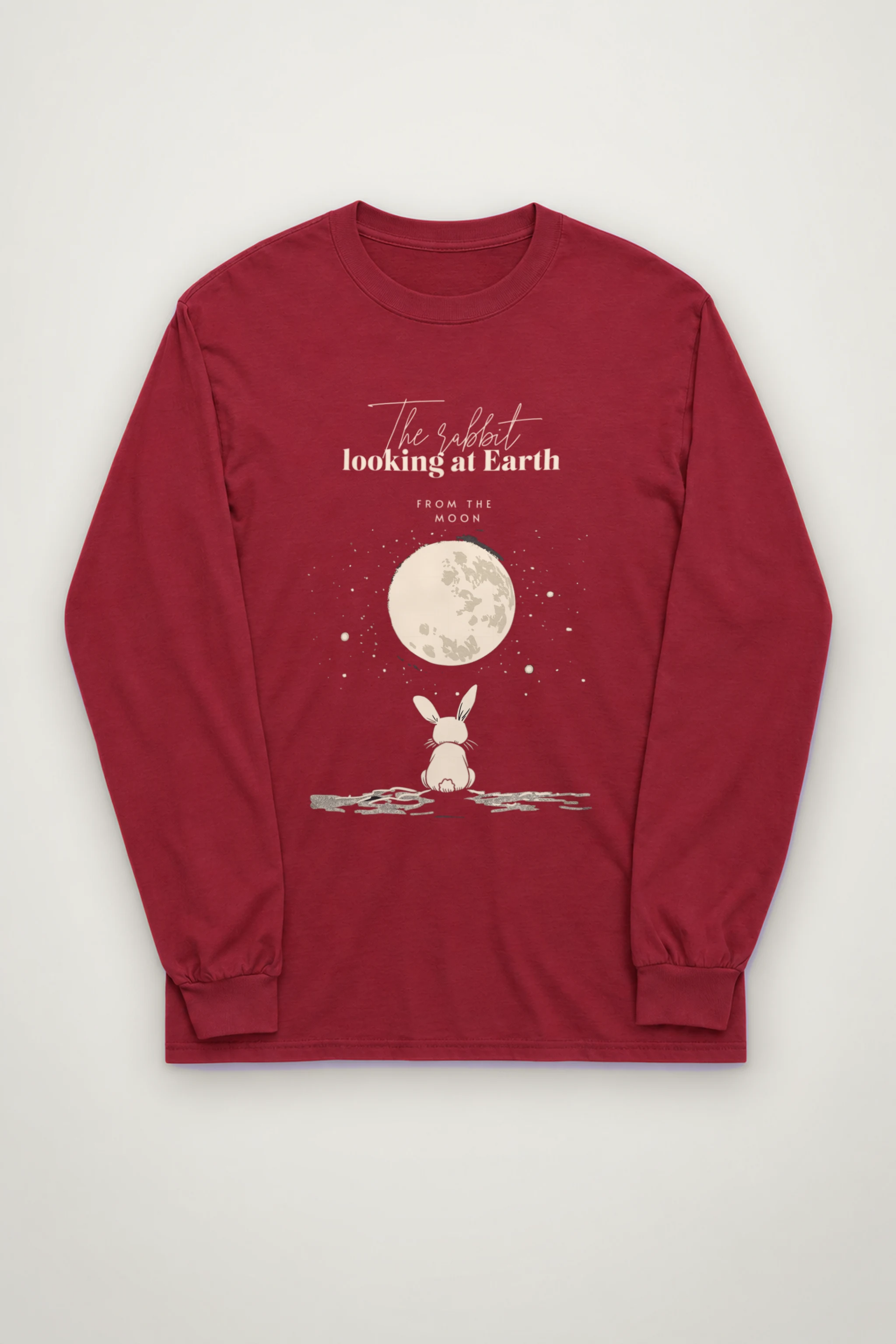 "Rabbit From The Moon" Unisex Longsleeve T-shirt