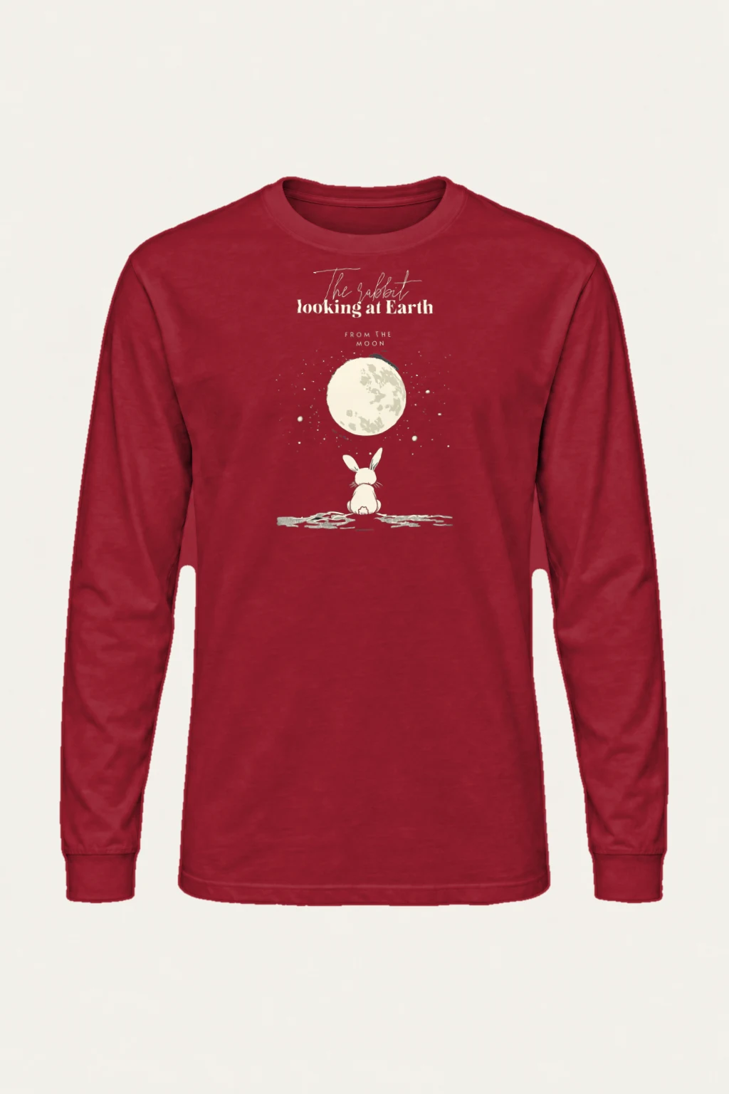 "Rabbit From The Moon" Unisex Longsleeve T-shirt | Gildan 2400