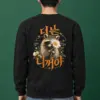 "Raccoon Daisy Bouquet" Heavy Blend Unisex Crewneck Sweatshirt