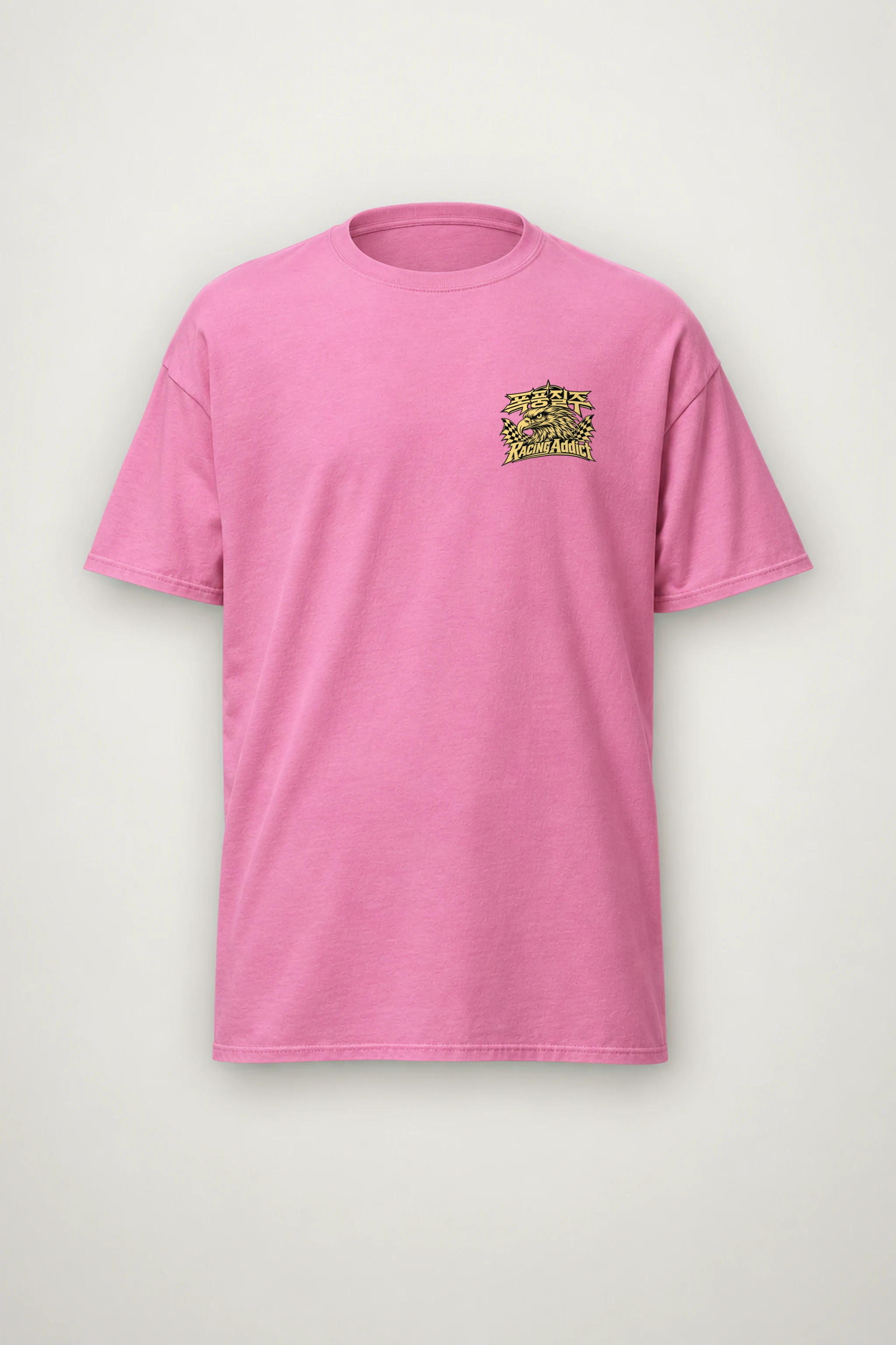 "Racing Addict" Heavyweight Unisex Crewneck T-shirt