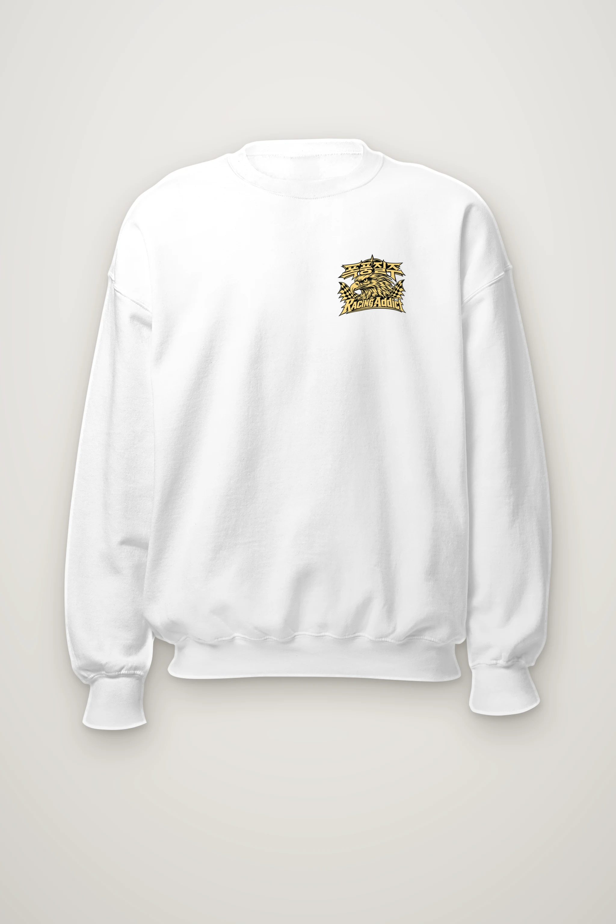 "Racing Addict Seoul" Heavy Blend Unisex Crewneck Sweatshirt