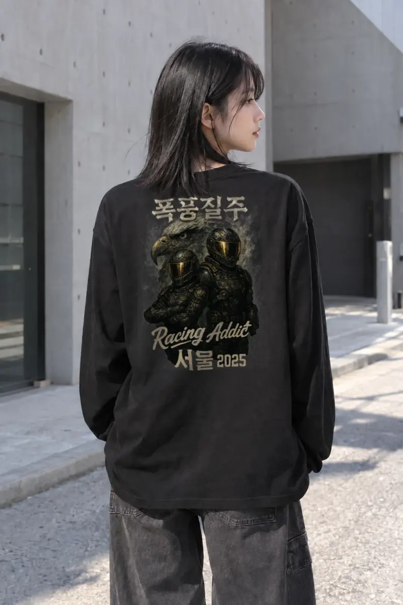 "Racing Addict" Unisex Longsleeve T-shirt | Gildan 2400