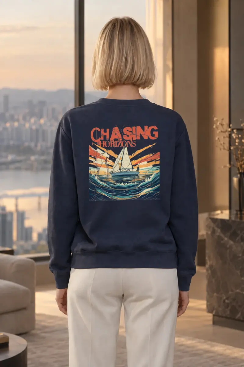 "Radiant Passage" Heavy Blend Unisex Crewneck Sweatshirt | Gildan 18000