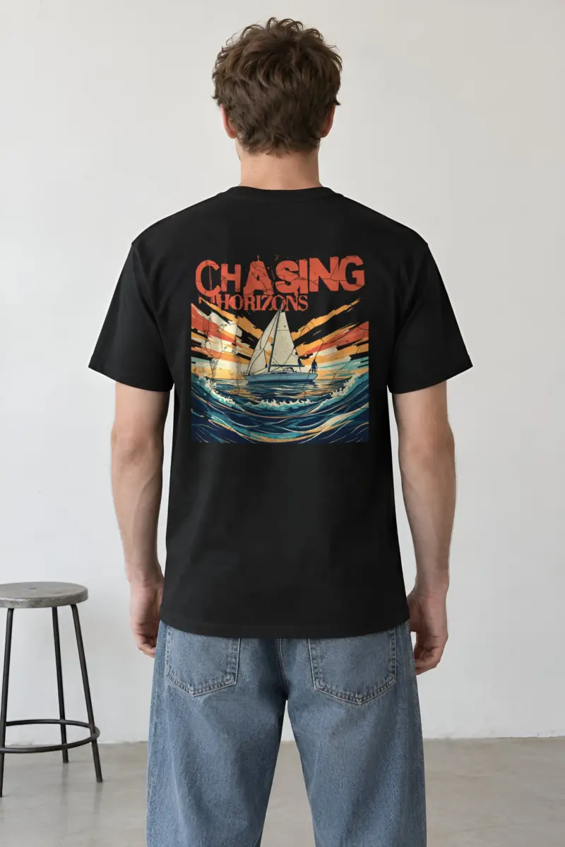"Radiant Passage" Heavyweight Unisex Crewneck T-shirt