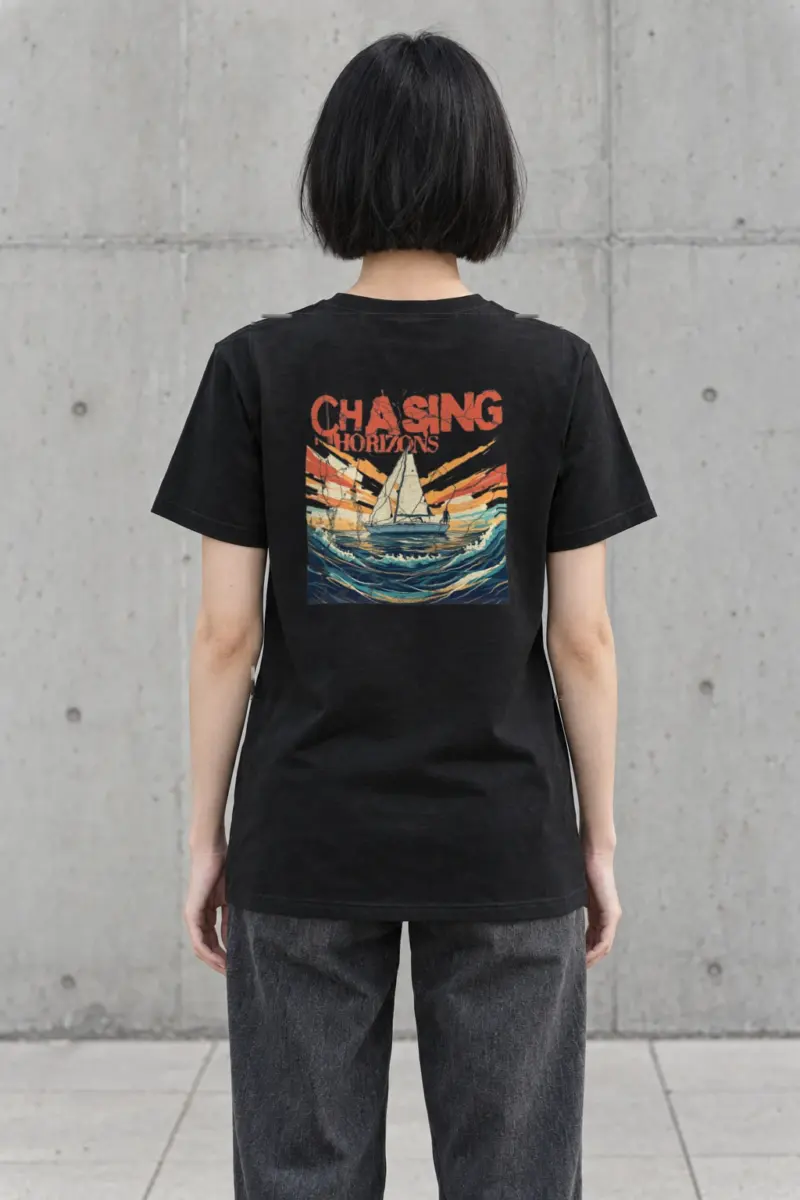 "Radiant Passage" Heavyweight Unisex Crewneck T-shirt
