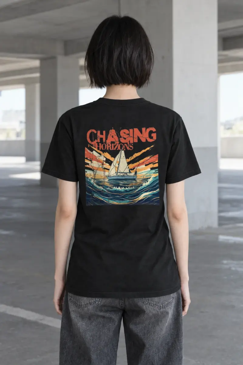 "Radiant Passage" Heavyweight Unisex Crewneck T-shirt