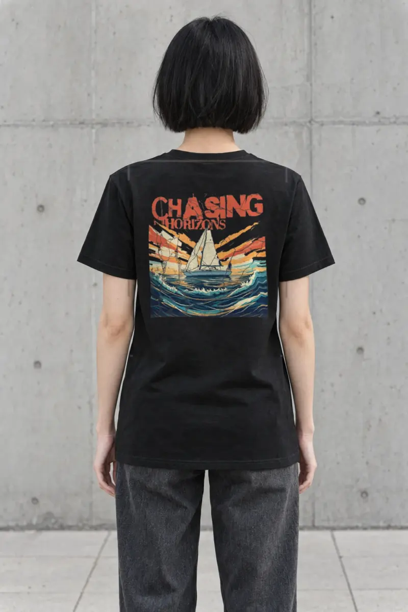 "Radiant Passage" Heavyweight Unisex Crewneck T-shirt