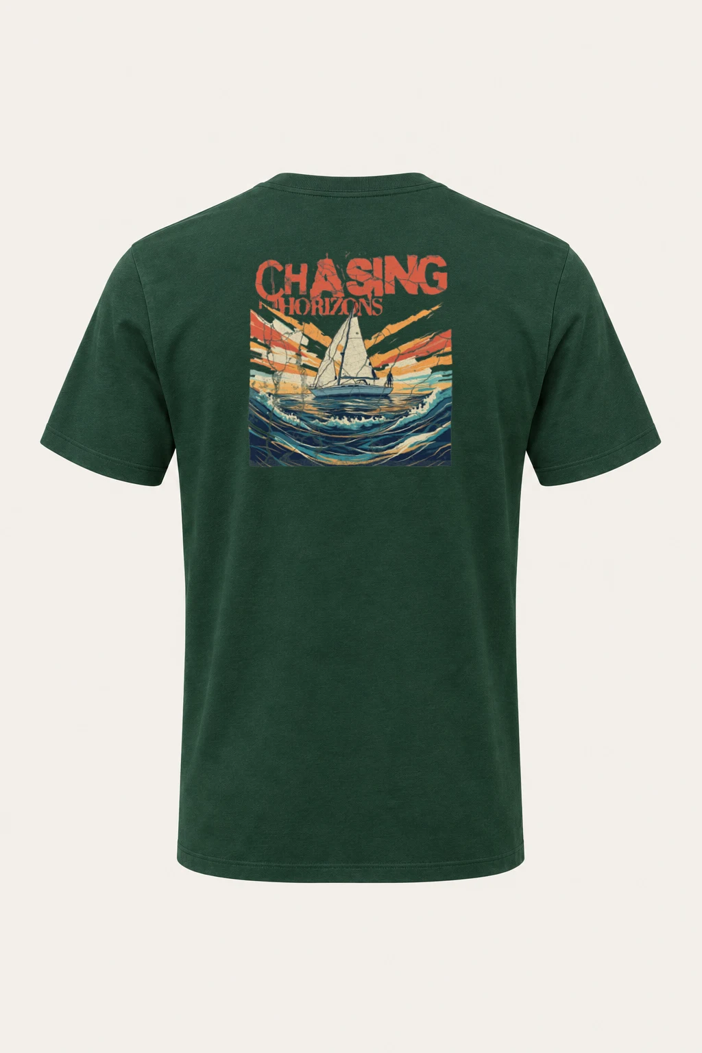 "Radiant Passage" Heavyweight Unisex Crewneck T-shirt | Gildan 5000