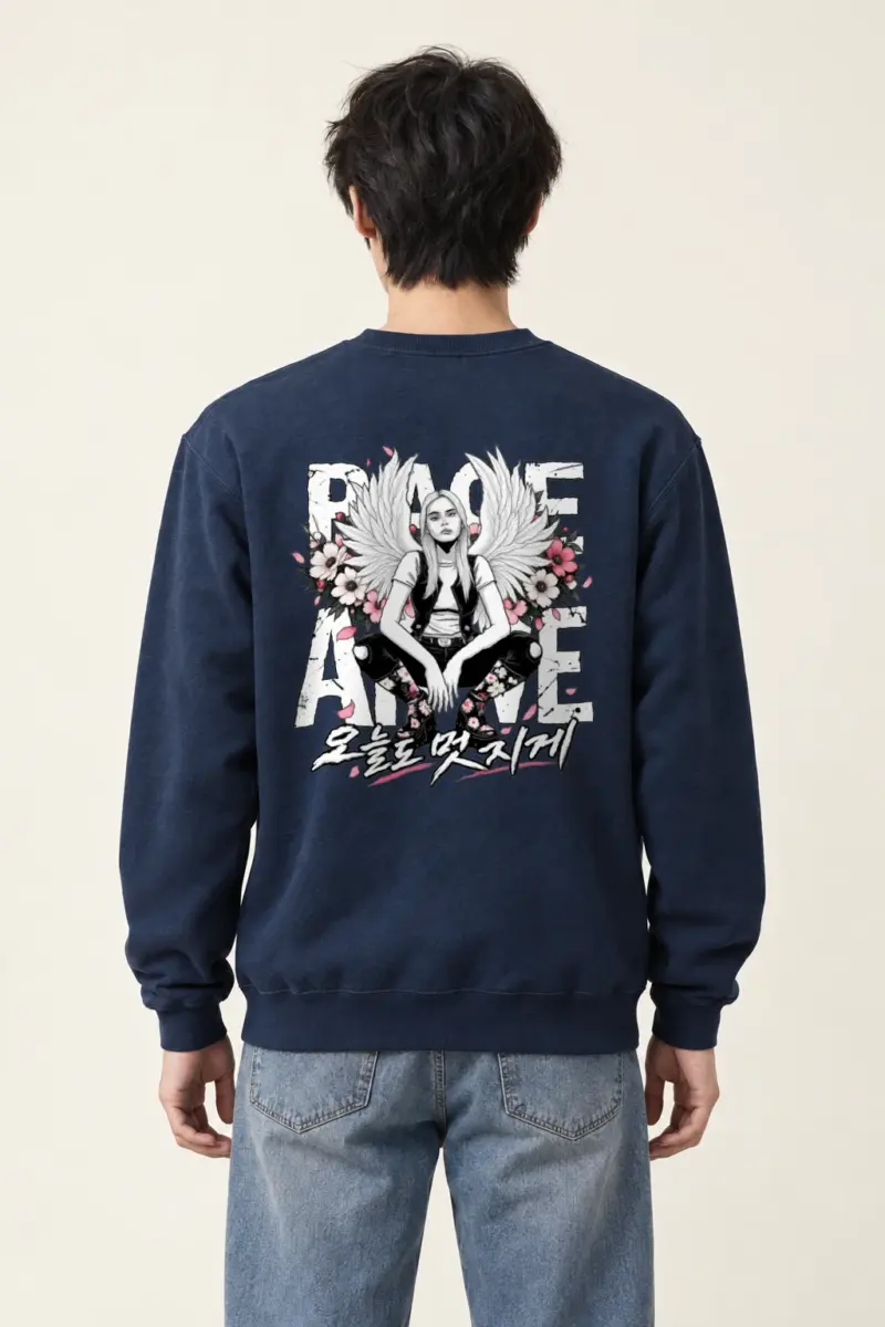 "Rage Alive" Heavy Blend Unisex Crewneck Sweatshirt | Gildan 18000