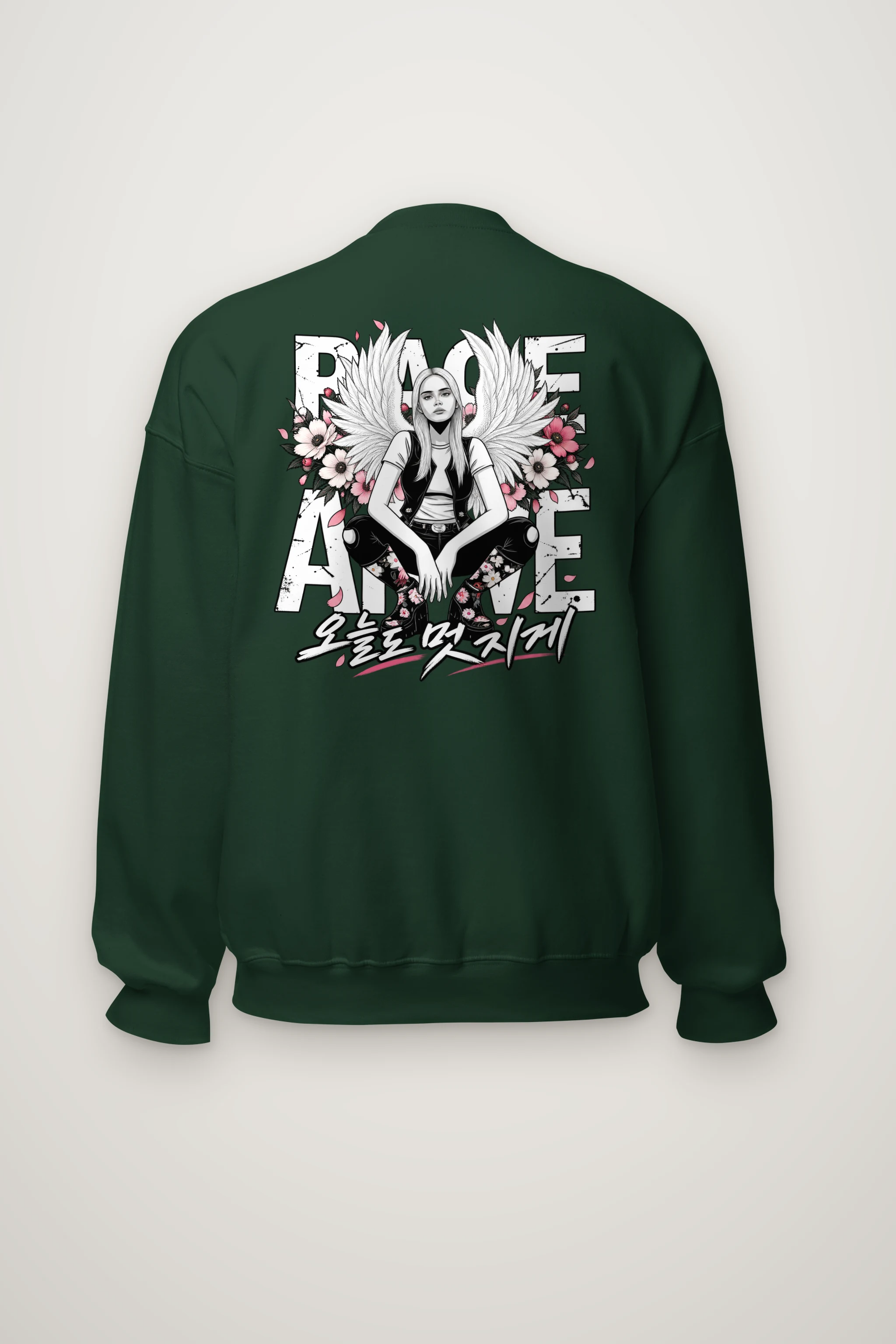 "Rage Alive" Heavy Blend Unisex Crewneck Sweatshirt