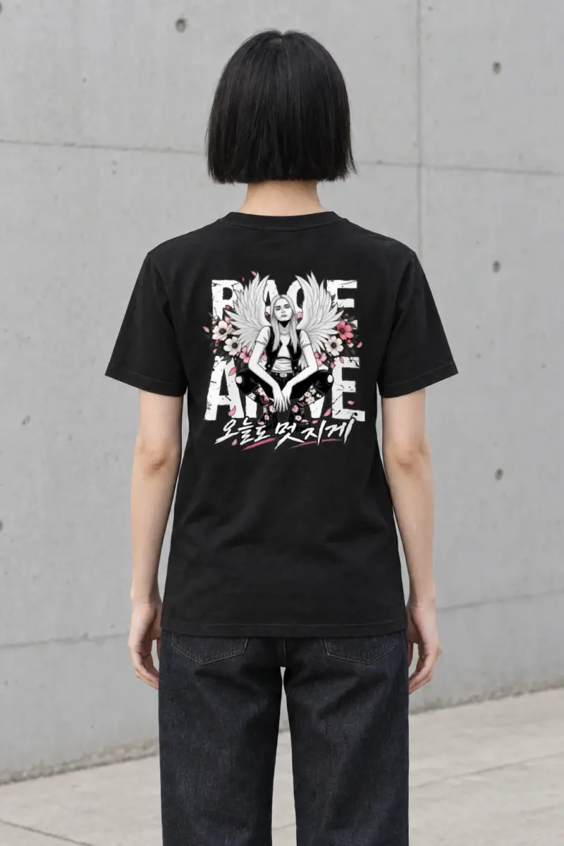 "Rage Alive" Heavyweight Unisex Crewneck T-shirt | Gildan 5000