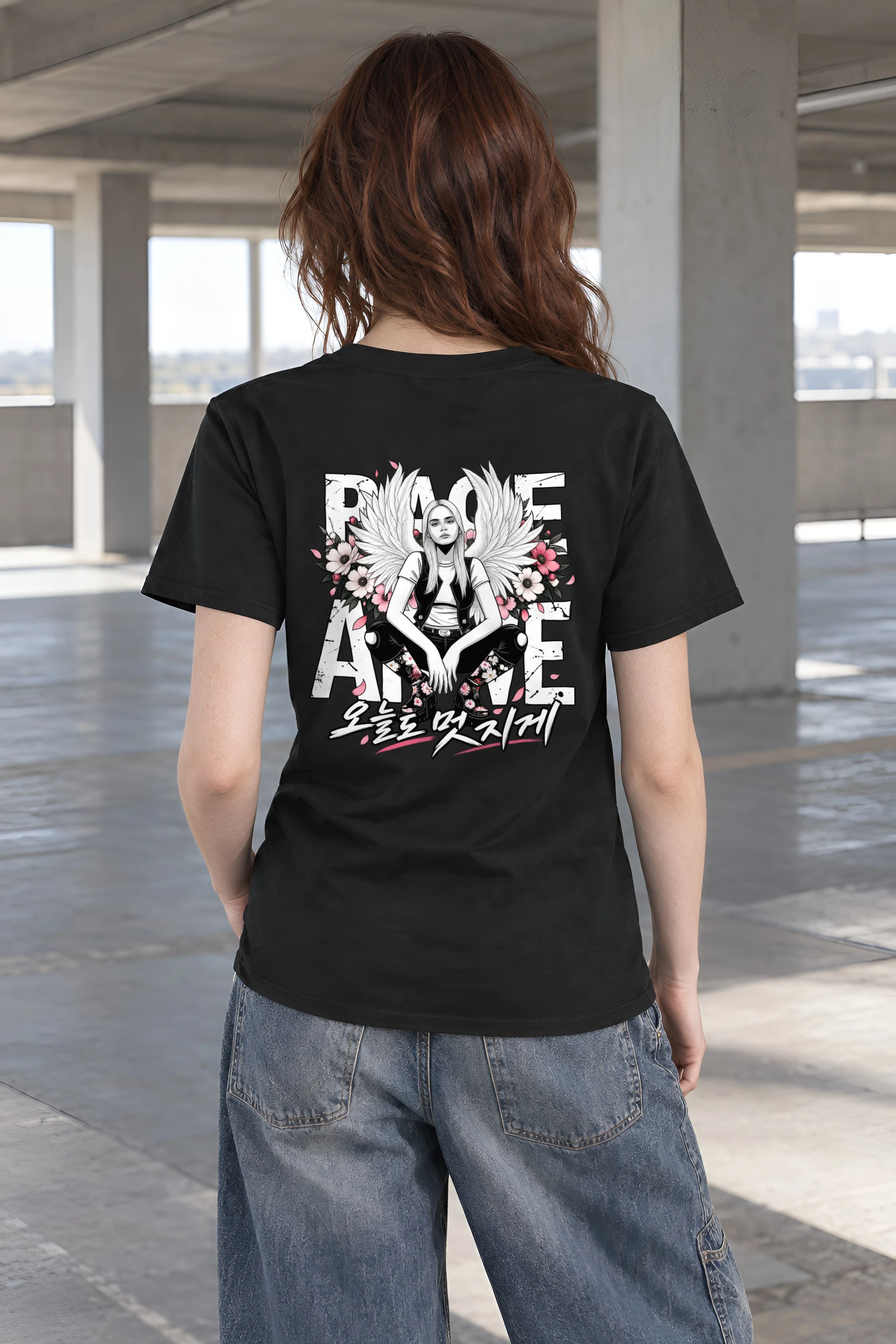 "Rage Alive" Heavyweight Unisex Crewneck T-shirt