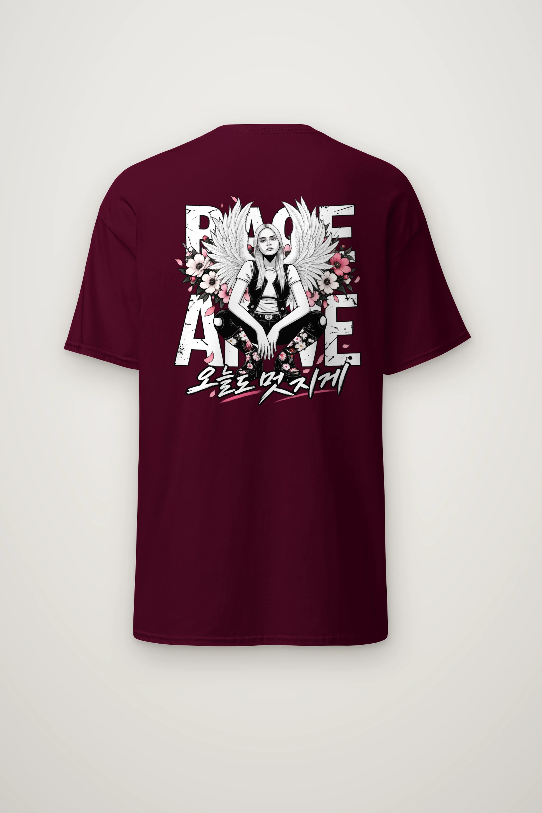 "Rage Alive" Heavyweight Unisex Crewneck T-shirt