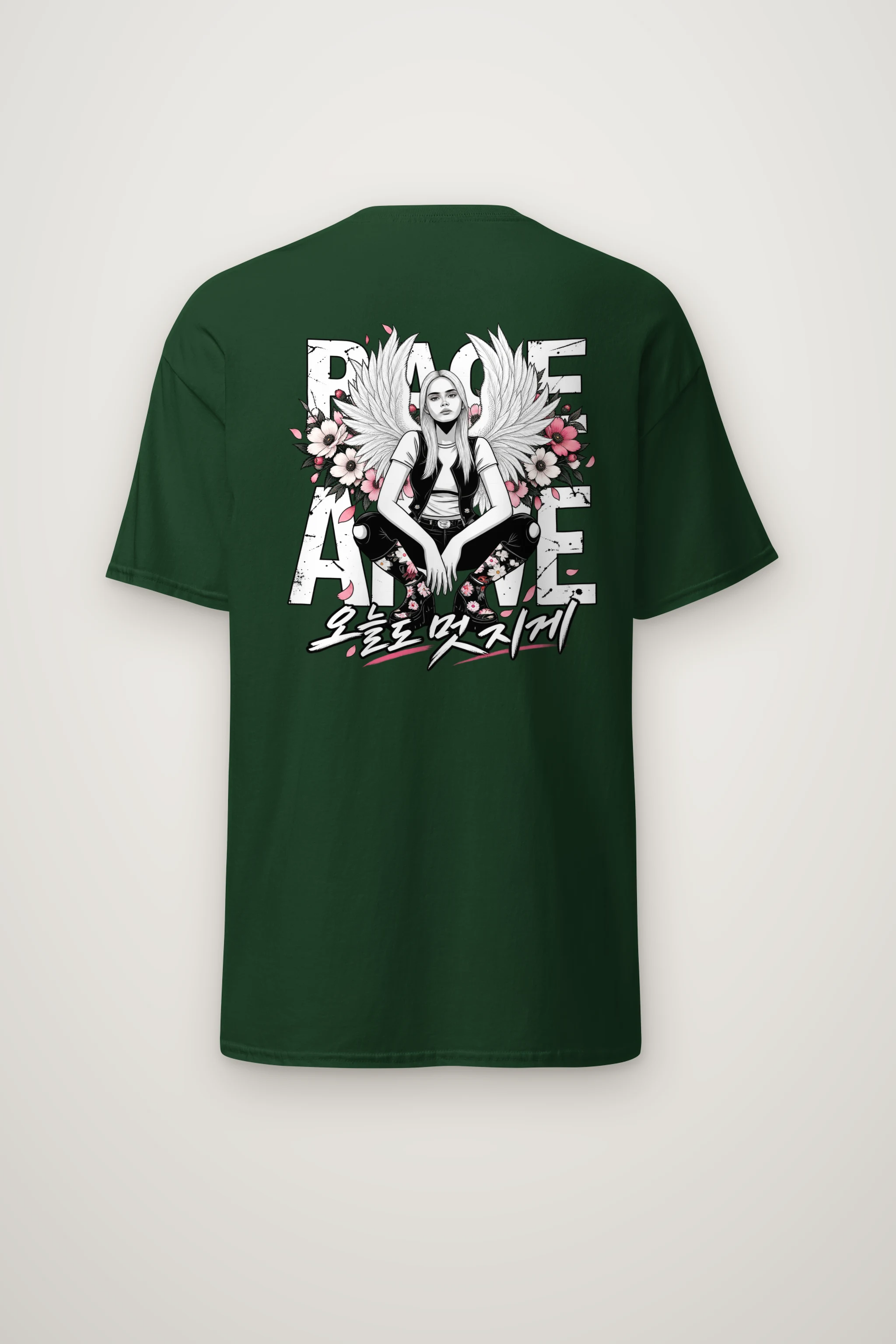 "Rage Alive" Heavyweight Unisex Crewneck T-shirt