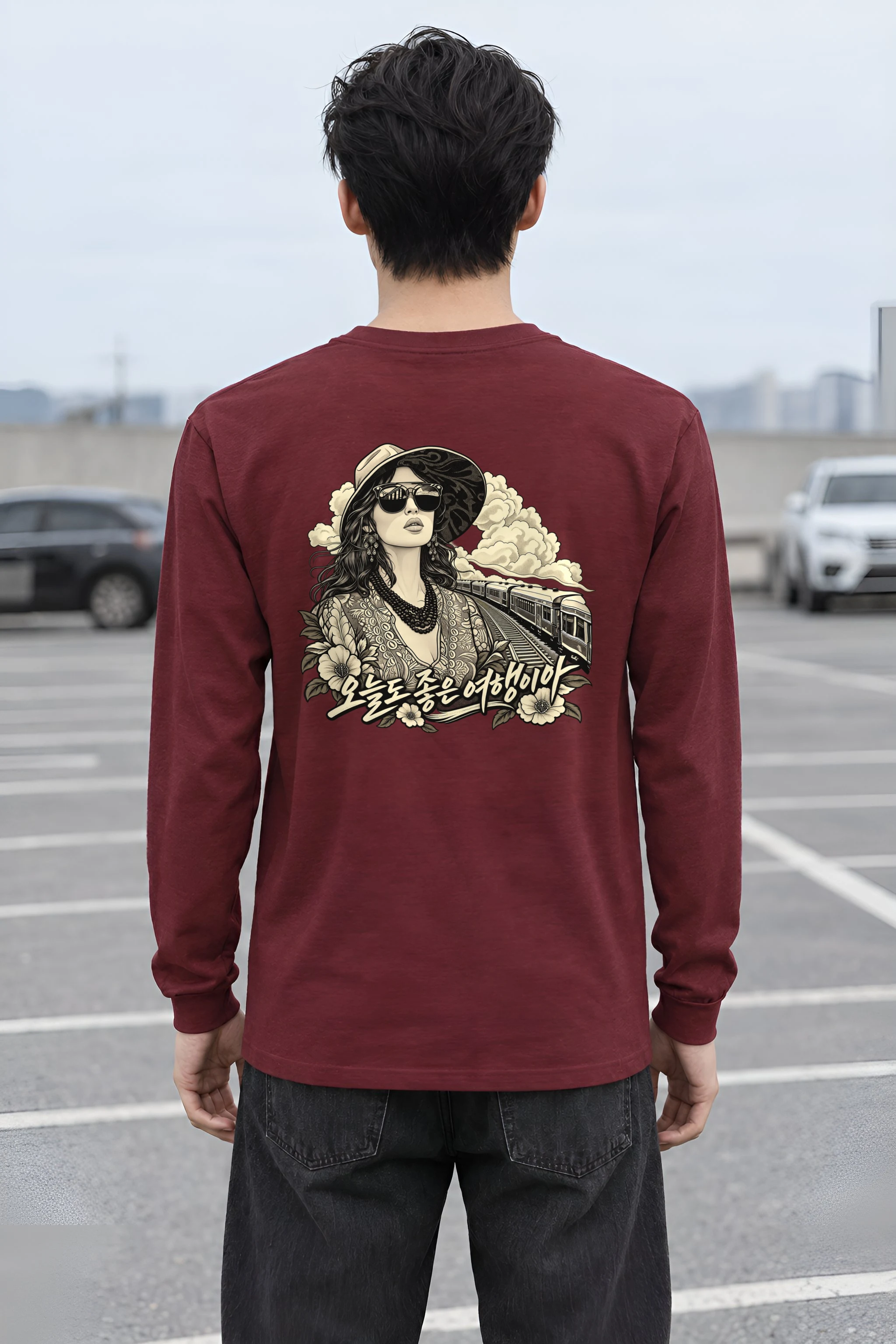 "Railway Muse" Unisex Longsleeve T-shirt