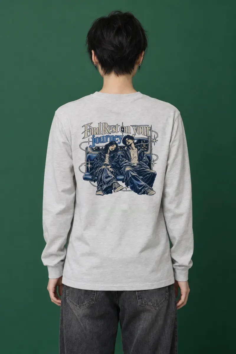 "Railway Repose" Unisex Longsleeve T-shirt | Gildan 2400