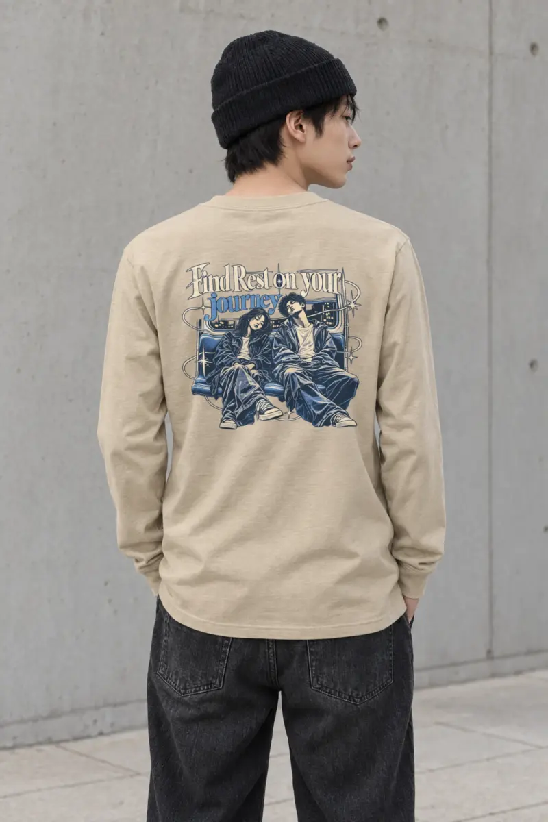 "Railway Repose" Unisex Longsleeve T-shirt