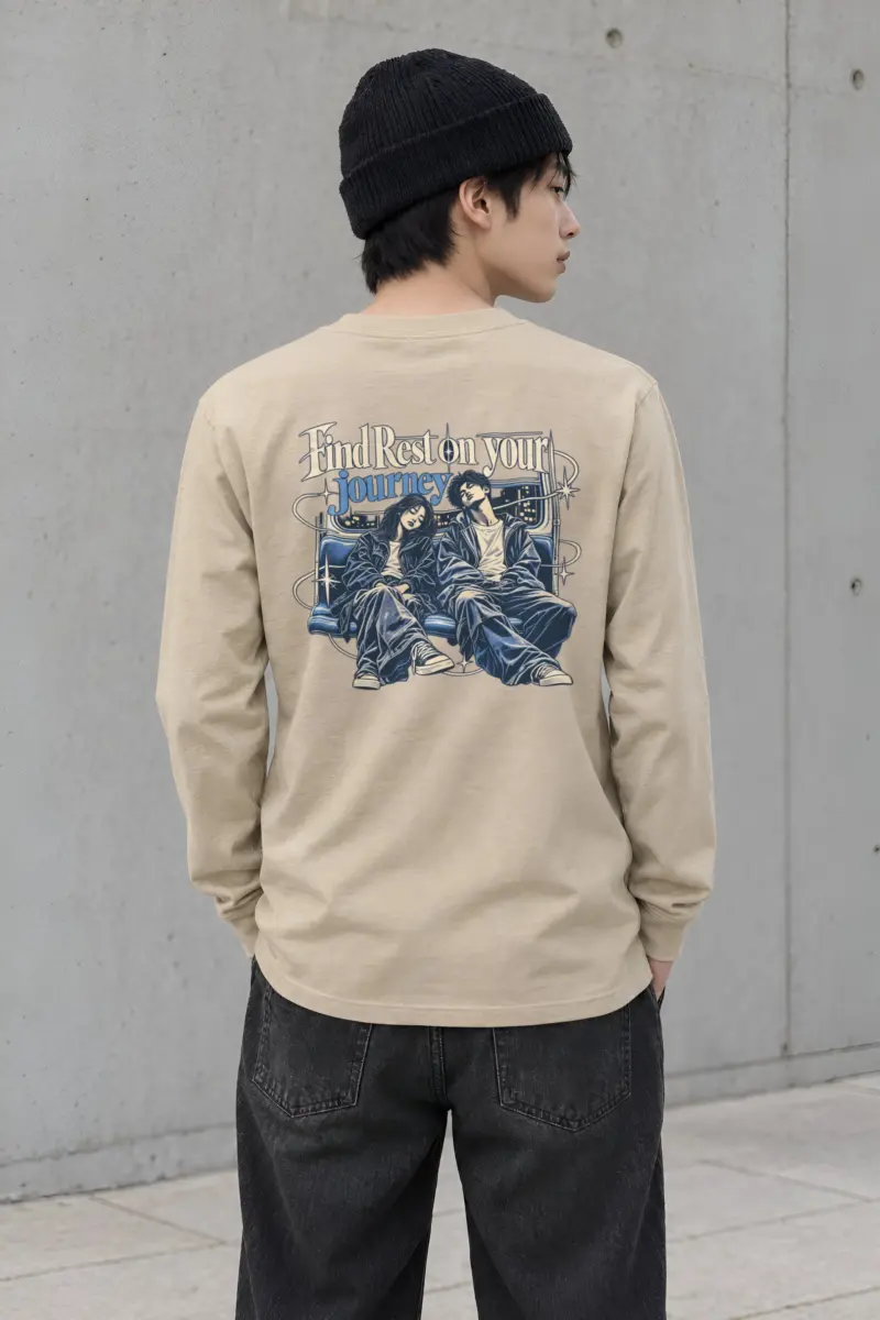 "Railway Repose" Unisex Longsleeve T-shirt