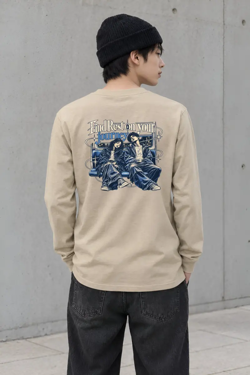 "Railway Repose" Unisex Longsleeve T-shirt