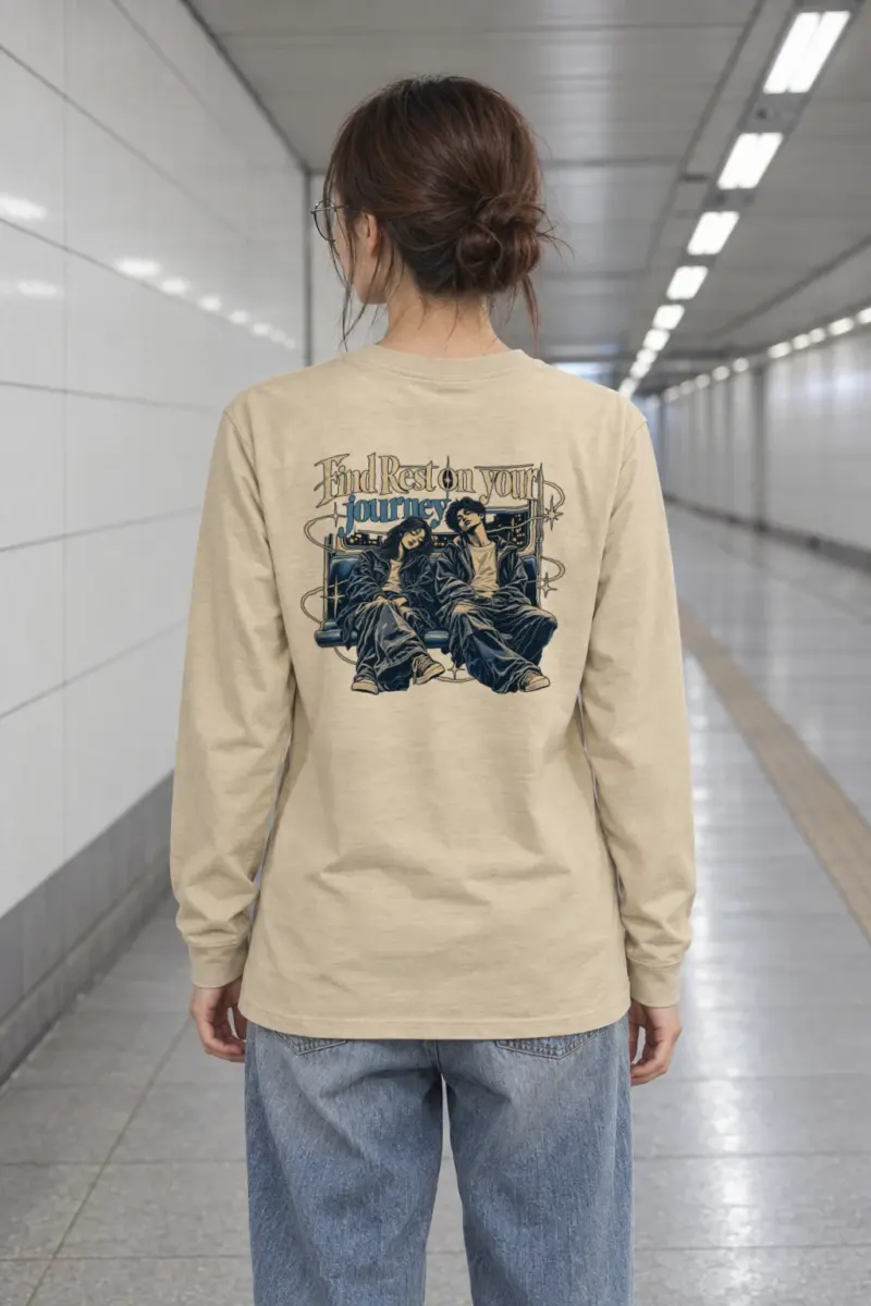 "Railway Repose" Unisex Longsleeve T-shirt